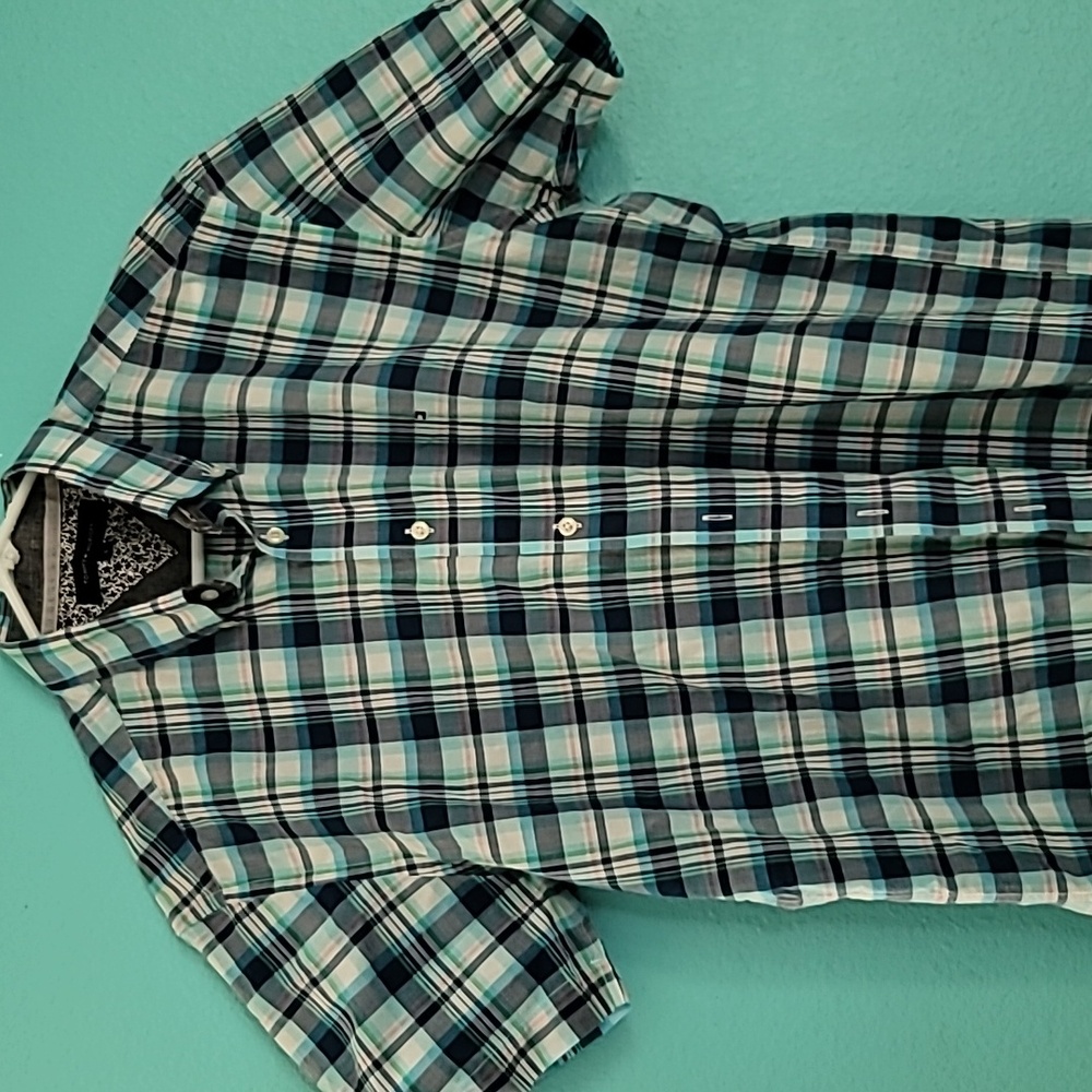Mens Tommy Hilfiger Dress Shirt Size LG